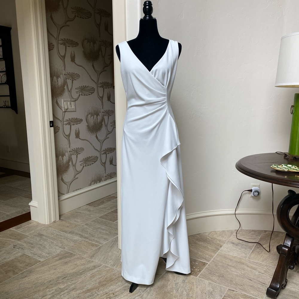 Karl Lagerfeld White Floor-length Dress